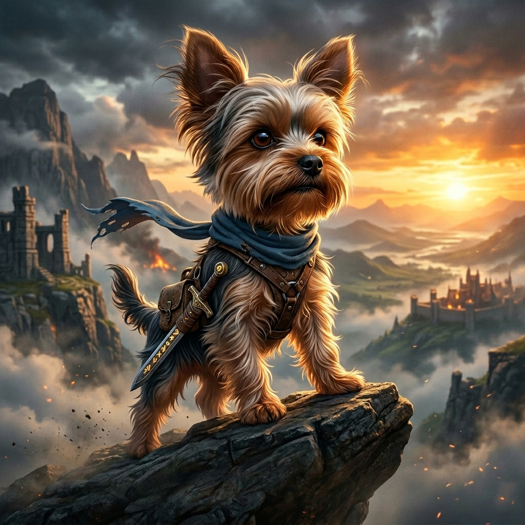 Featured custom pet portrait by LilTuki